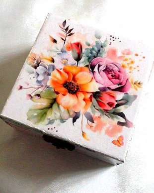 cutie lemn decorata 48124