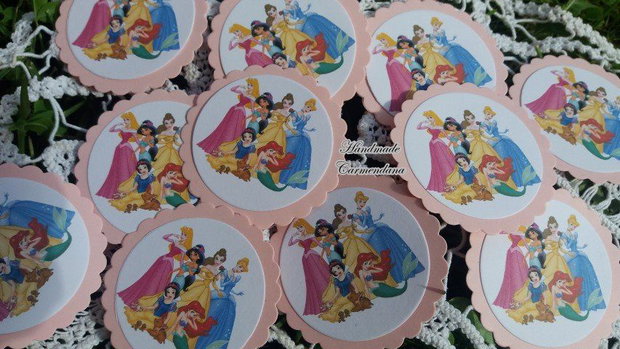 Etichete printese Disney