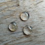 Cabochon cuart watermelon, 8 mm (3 buc)