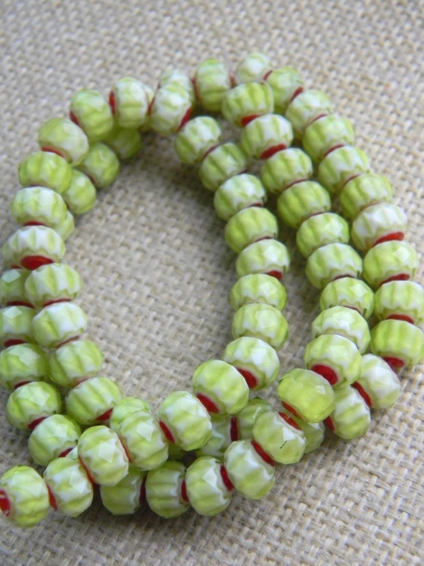 Margele sticla Chevron (M-AI)