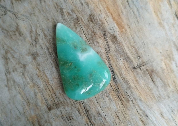 Cabochon crisopraz, 40x23 mm
