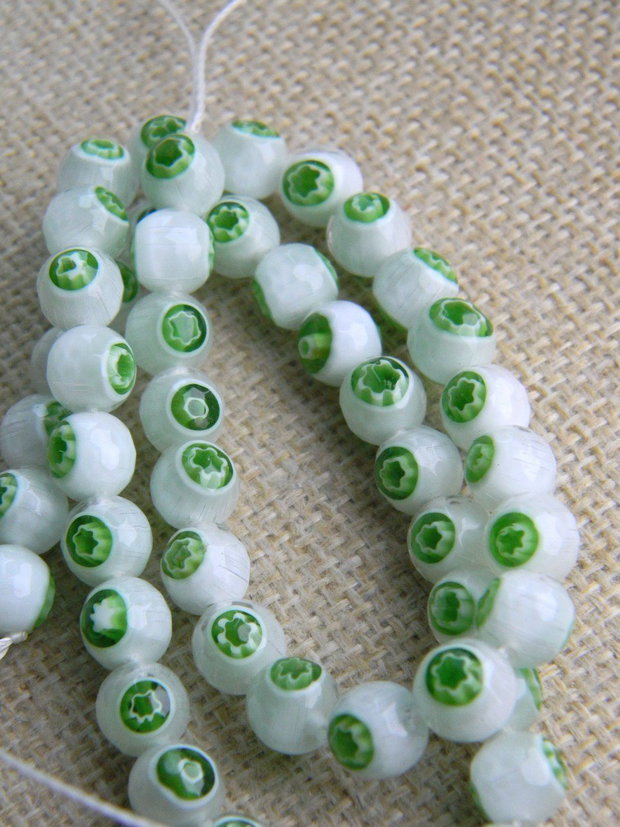 Margele sticla Chevron (M-AI)