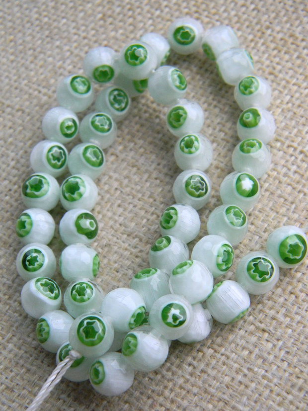 Margele sticla Chevron (M-AI)