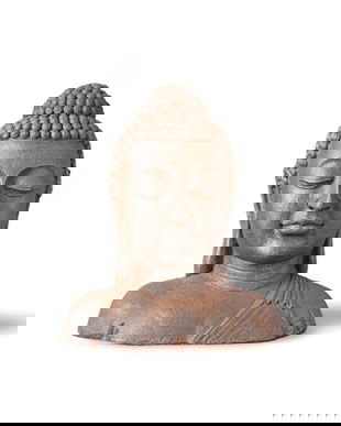 Bust Budha-statueta din rasini speciale