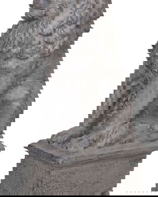 Leu-statueta din rasini speciale