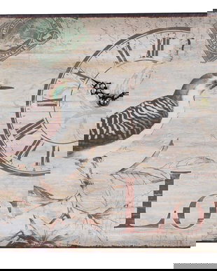 Ceas retro cu pasarele