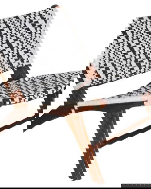 Scaun Boho Bali din lemn tec