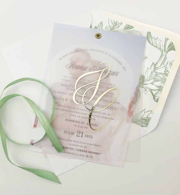 Invitatie nunta cu poza