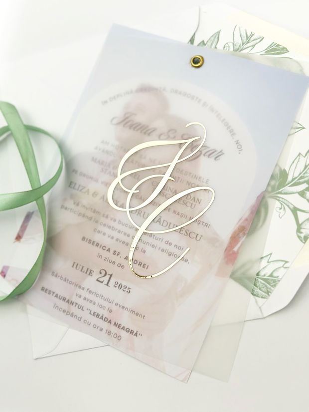 Invitatie nunta cu poza
