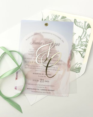 Invitatie nunta cu poza