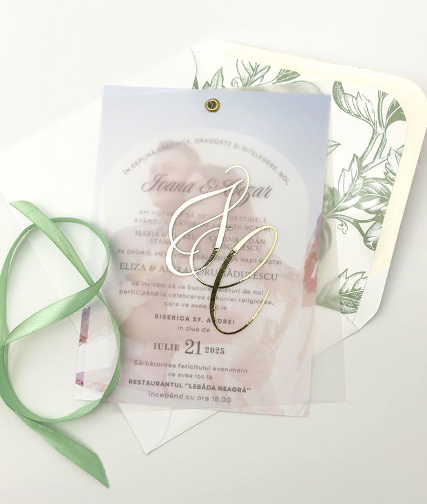 Invitatie nunta cu poza