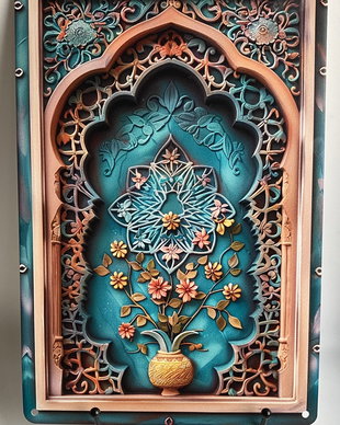 Decoratiune din metal (aluminiu)