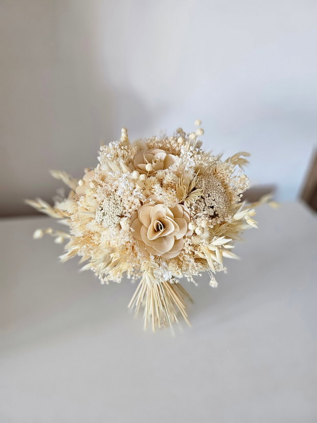 Buchet mireasa alb