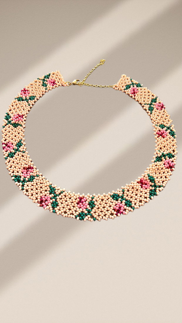 Colier model floral