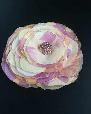 brosa pastel floral  11,5  cm