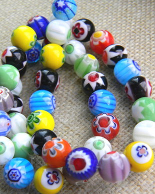 Mix margele sticla Chevron (AV13)