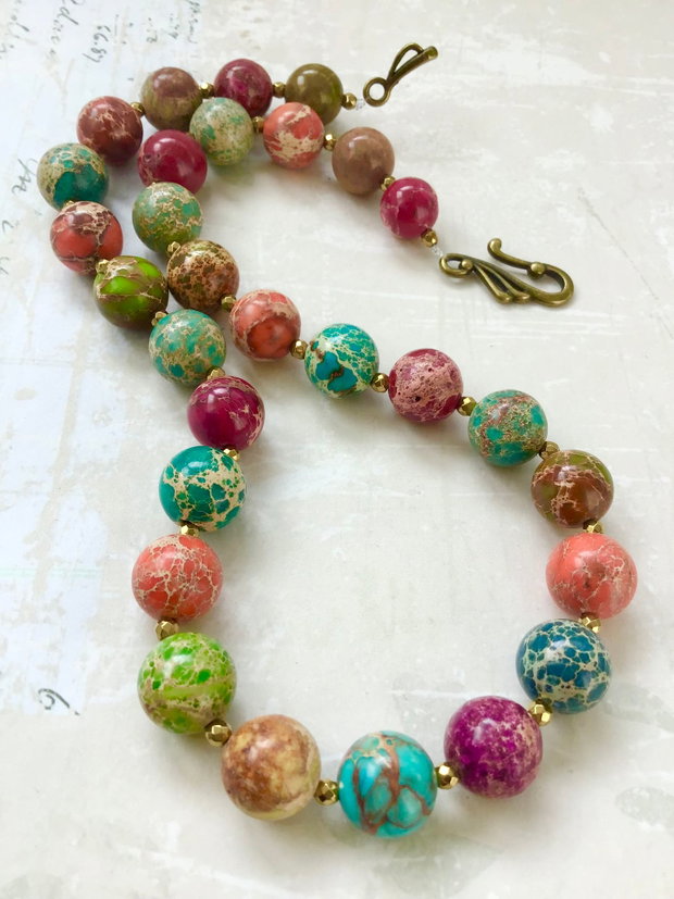 Colier regalit colorat