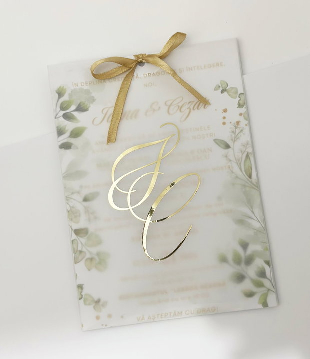 Invitatie nunta personalizata