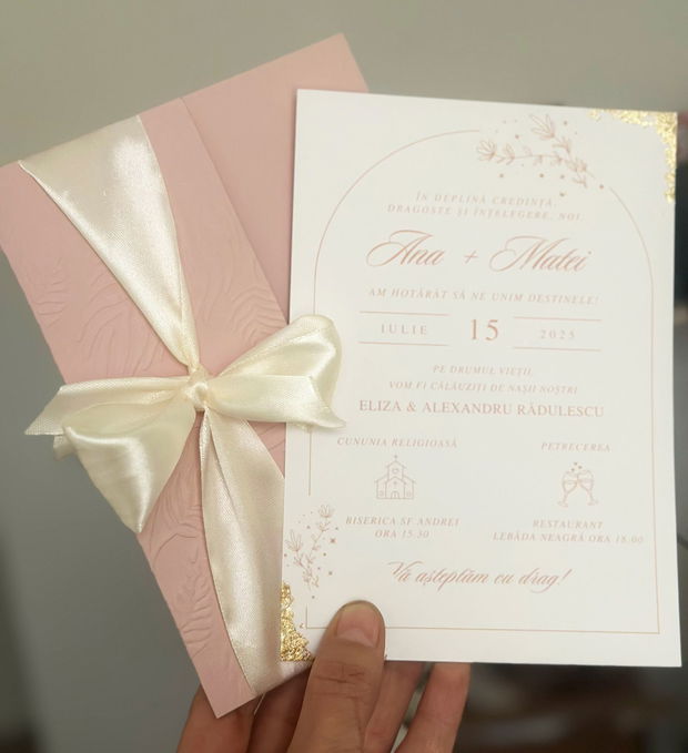 Invitatie nunta personalizata