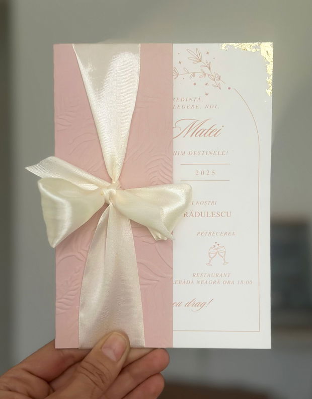 Invitatie nunta personalizata