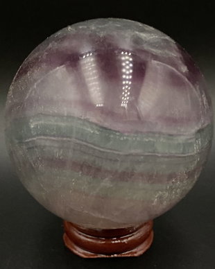 Fluorit Watermelon - Sfera din piatra semipretioasa
