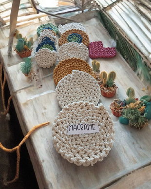 Tort Macrame, 12 piese,decoratiuni masa