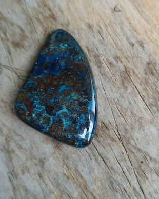 Cabochon crisocola, 35x22 mm