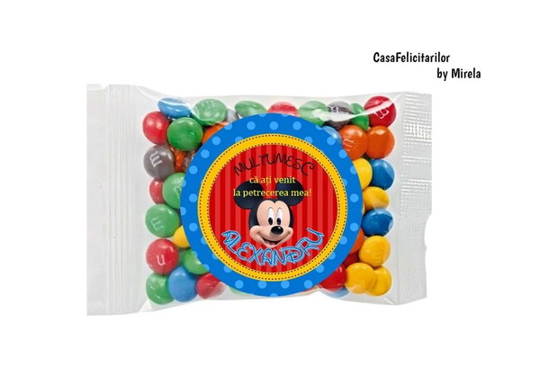 Toppere Mickey mouse cu fotografie