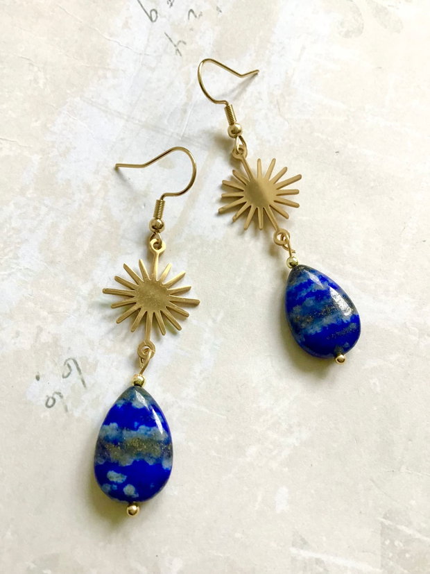 Cercei Lapis lazuli