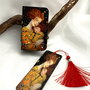 Set cadou handmade - cutie bijuterii + semn de carte
