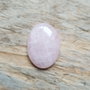 Cabochon cuart roz, 30x22 mm