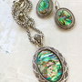 Set vintage Paua Shell