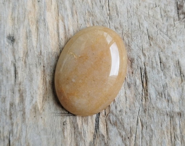 Cabochon aventurin galben, 40x30 mm