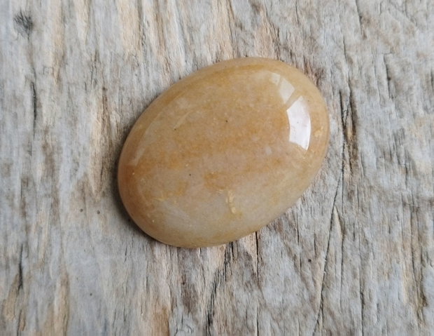 Cabochon aventurin galben, 40x30 mm