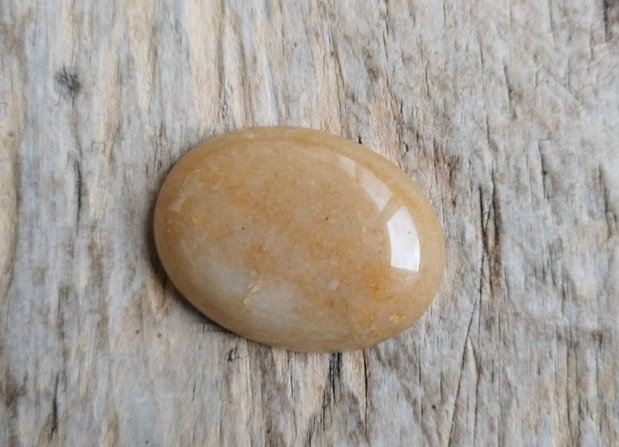 Cabochon aventurin galben, 40x30 mm