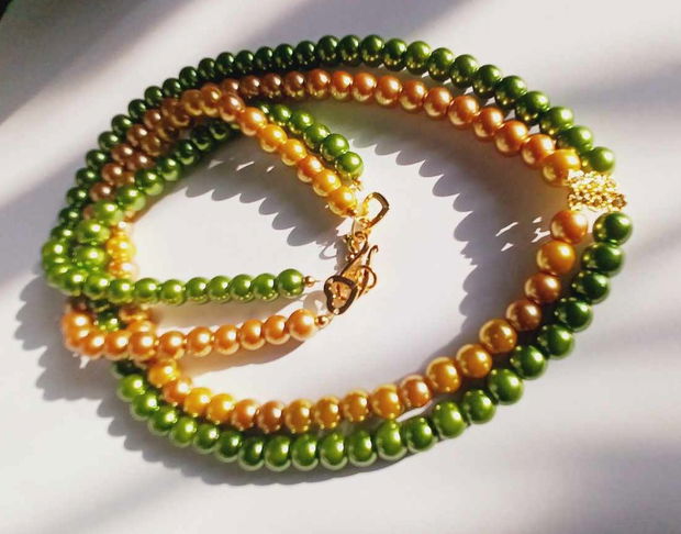 Green - Gold - Perle