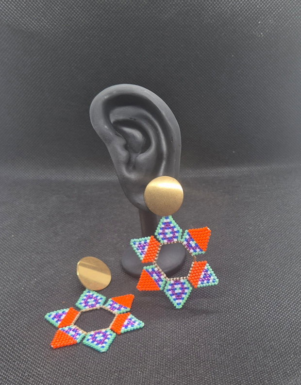 Cercei hexagon "Be one of a kind"