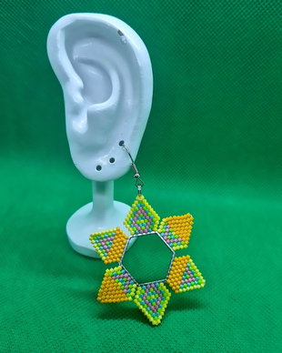 Cercei hexagon Skittles