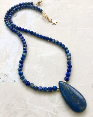 Colier CHOKER lapis lazuli