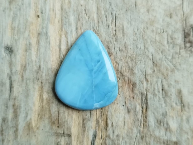 Cabochon opal albastru, 34x27 mm