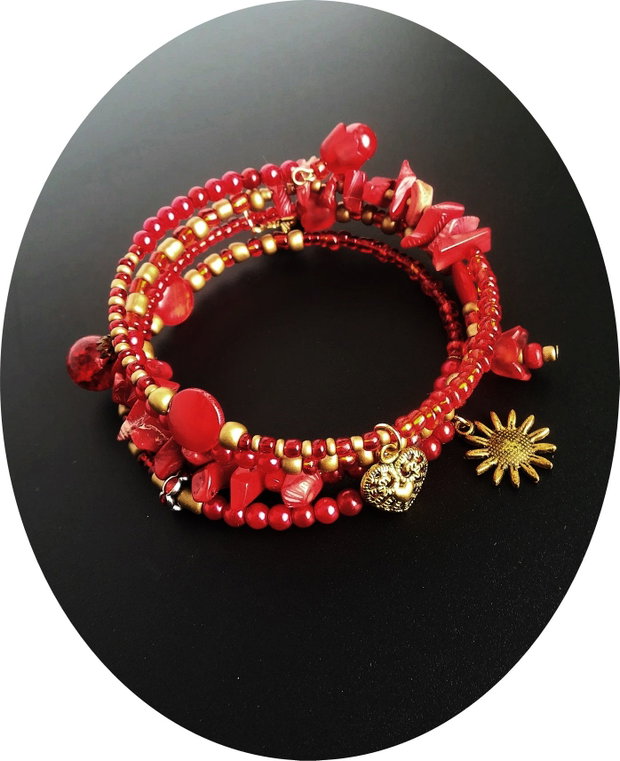 bratara boho spirala rosie aurie