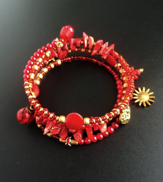 bratara boho spirala rosie aurie
