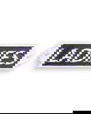 Placheta din fonta"Ladies"