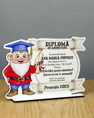 Trofeu personalizat - model Pitic