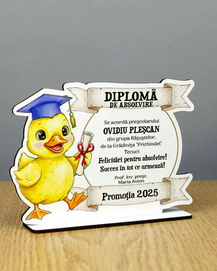 Trofeu personalizat - model Ratusca