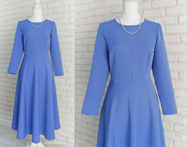Rochie Clos Lunga Bleu Serenity