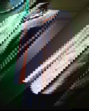 Sacou matase naturala (thai) culoare orange pal delicat