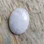 Cabochon cuart roz, 40x30x7 mm
