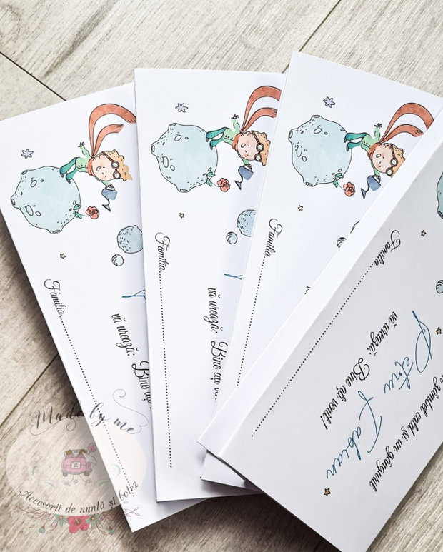Plic de bani botez Micul Print