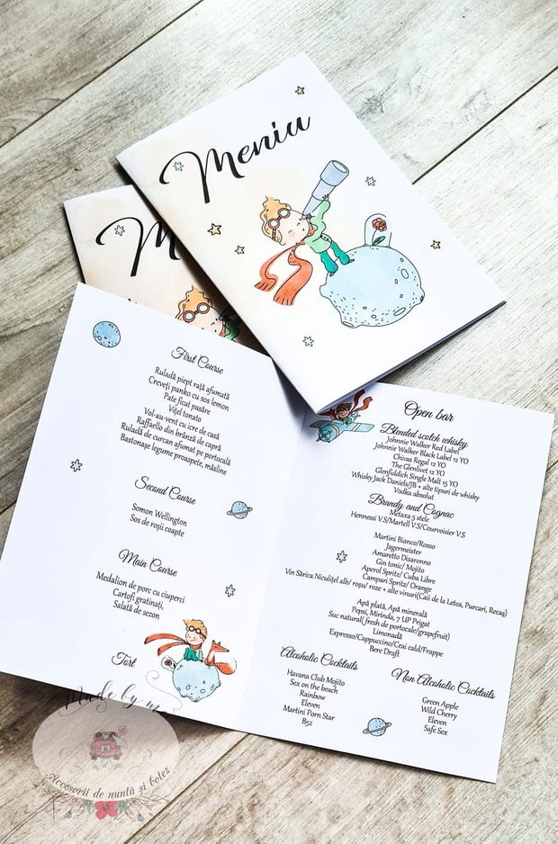 Meniu botez Micul Print